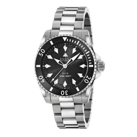 gucci dive watch silver|Gucci Dive Silver.